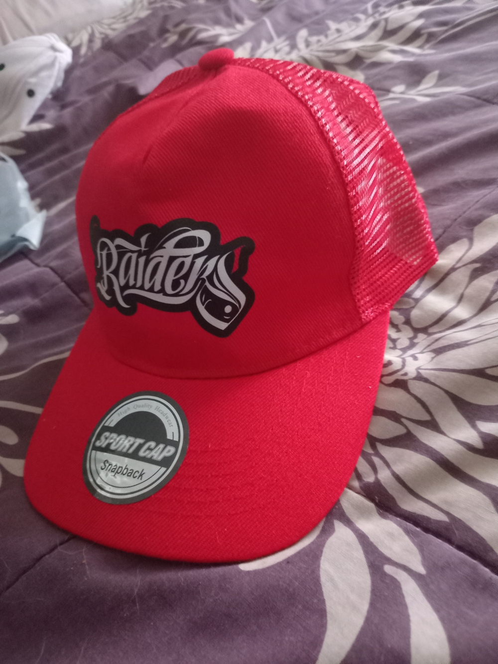 Raiders by Lee Red Kids Mesh Snapback Hat